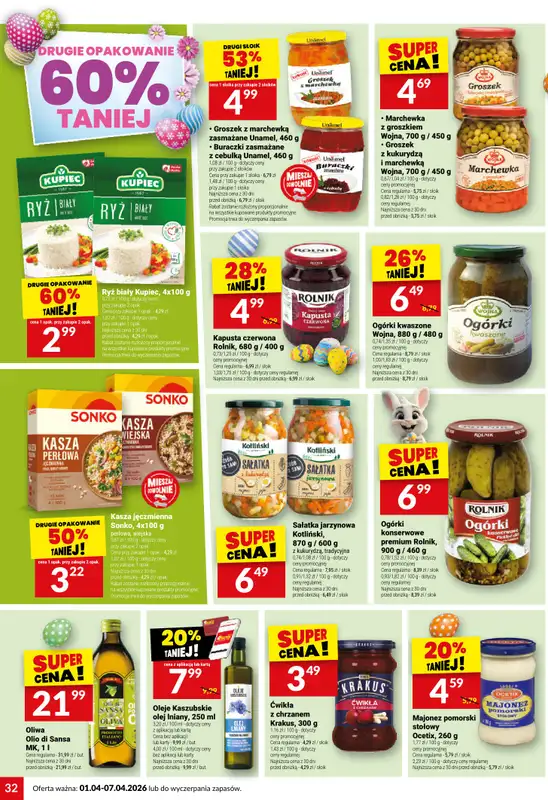 Twój Market - gazetka promocyjna Gazetka od środy 01.04 do wtorku 07.04 - strona 32