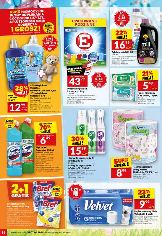 Twój Market - gazetka promocyjna Gazetka od środy 01.04 do wtorku 07.04 - strona 38