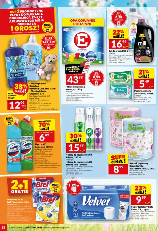 Twój Market - gazetka promocyjna Gazetka od środy 01.04 do wtorku 07.04 - strona 38
