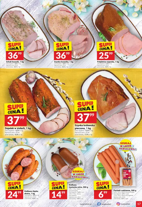 Twój Market - gazetka promocyjna Gazetka od środy 01.04 do wtorku 07.04 - strona 17