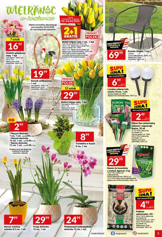 Twój Market - gazetka promocyjna Gazetka od środy 01.04 do wtorku 07.04 - strona 5