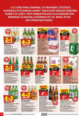 Twój Market - gazetka promocyjna Gazetka od środy 01.04 do wtorku 07.04 - strona 36