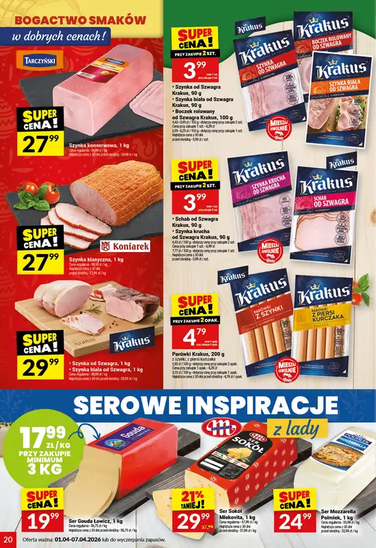 Twój Market - gazetka promocyjna Gazetka od środy 01.04 do wtorku 07.04 - strona 20