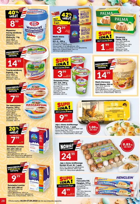Twój Market - gazetka promocyjna Gazetka od środy 01.04 do wtorku 07.04 - strona 28