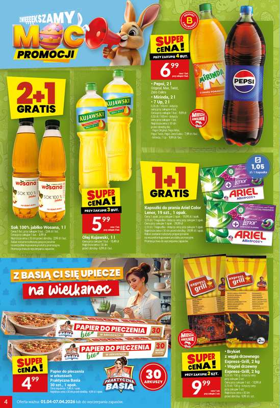 Twój Market - gazetka promocyjna Gazetka od środy 01.04 do wtorku 07.04 - strona 4