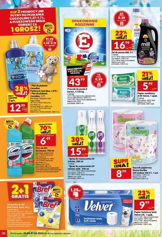 Twój Market - gazetka promocyjna Gazetka od środy 01.04 do wtorku 07.04 - strona 38