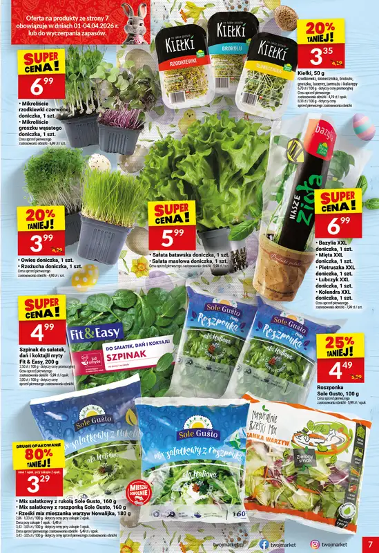 Twój Market - gazetka promocyjna Gazetka od środy 01.04 do wtorku 07.04 - strona 7