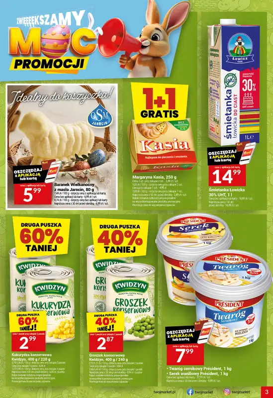 Twój Market - gazetka promocyjna Gazetka od środy 01.04 do wtorku 07.04 - strona 3