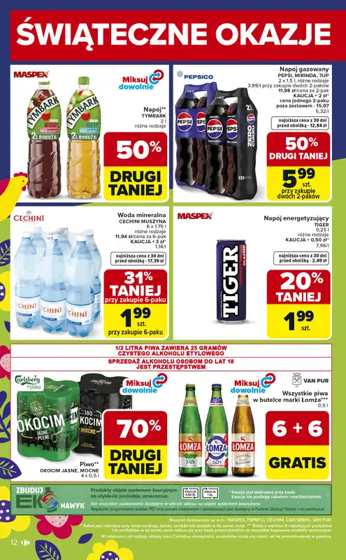 Carrefour - gazetka promocyjna Gazetka Weekend promek już od środy od środy 01.04 do soboty 04.04 - strona 12