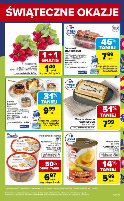 Carrefour - gazetka promocyjna Gazetka Weekend promek już od środy od środy 01.04 do soboty 04.04 - strona 9