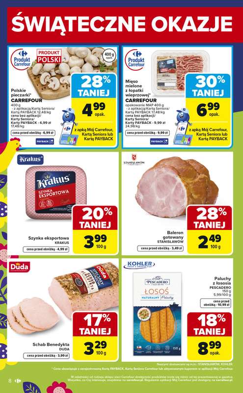 Carrefour - gazetka promocyjna Gazetka Weekend promek już od środy od środy 01.04 do soboty 04.04 - strona 8