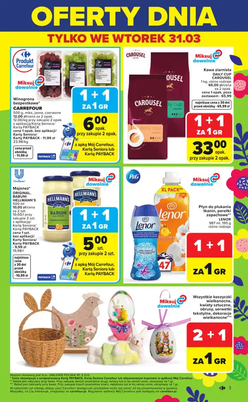 Carrefour - gazetka promocyjna Gazetka Weekend promek już od środy   - strona 3