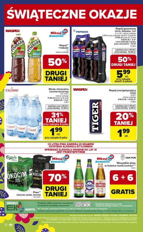 Carrefour Market - gazetka promocyjna Gazetka Weekend promek już od środy od środy 01.04 do soboty 04.04 - strona 12