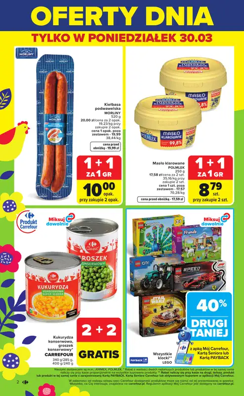 Carrefour Market - gazetka promocyjna Gazetka Weekend promek już od środy   - strona 2