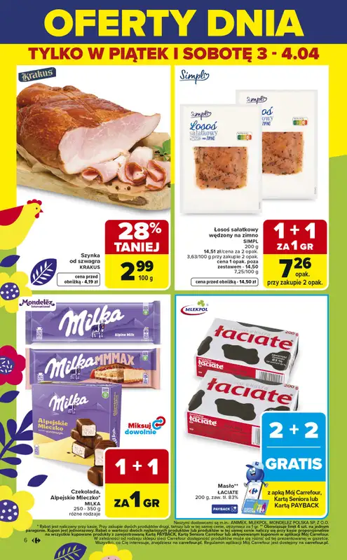 Carrefour Market - gazetka promocyjna Gazetka Weekend promek już od środy od środy 01.04 do soboty 04.04 - strona 6