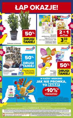 Carrefour Market - gazetka promocyjna Gazetka Weekend promek już od środy od środy 01.04 do soboty 04.04 - strona 14