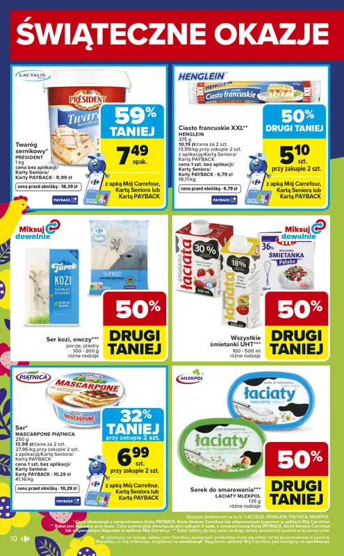Carrefour Market - gazetka promocyjna Gazetka Weekend promek już od środy od środy 01.04 do soboty 04.04 - strona 10
