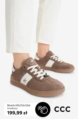 CCC - gazetka promocyjna Brązowe sneakersy damskie od wtorku 31.03  - strona 5