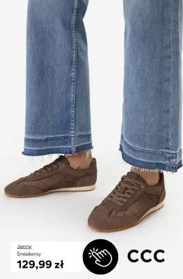 CCC - gazetka promocyjna Brązowe sneakersy damskie od wtorku 31.03  - strona 2