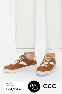 CCC - gazetka promocyjna Brązowe sneakersy damskie od wtorku 31.03  - strona 7
