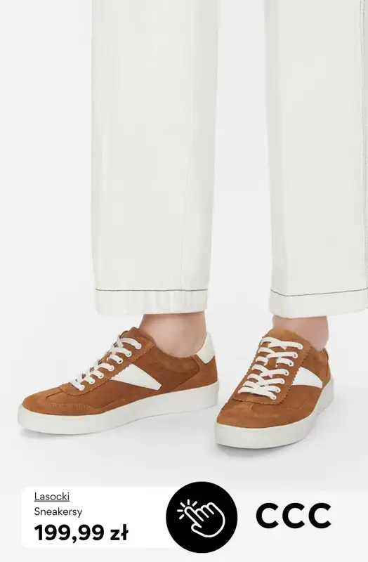 CCC - gazetka promocyjna Brązowe sneakersy damskie od wtorku 31.03  - strona 7