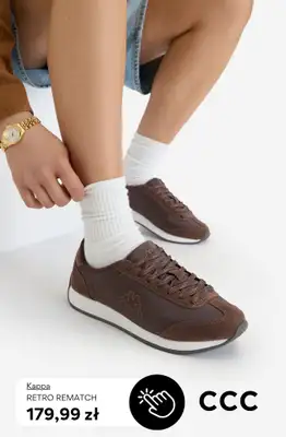 CCC - gazetka promocyjna Brązowe sneakersy damskie od wtorku 31.03  - strona 4