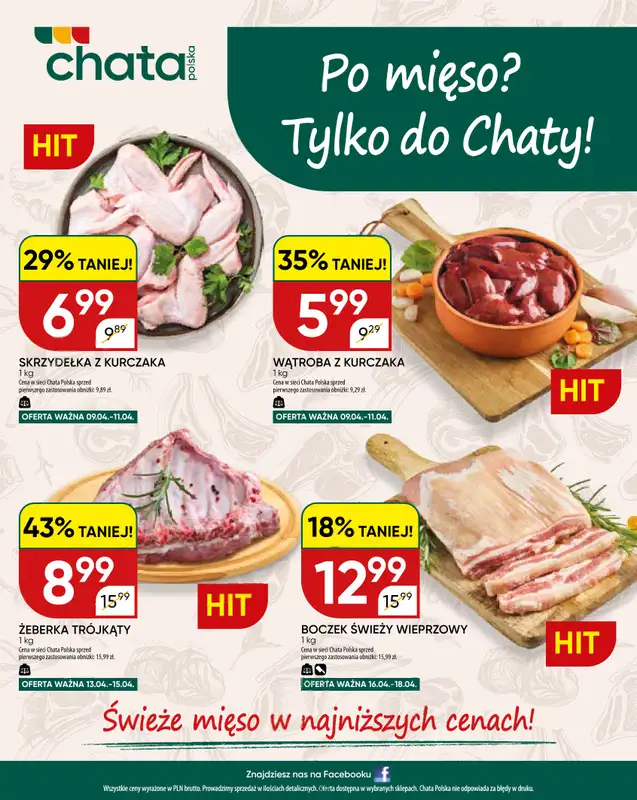 Chata Polska - gazetka promocyjna Gazetka 9-19.04  do niedzieli 19.04 - strona 24