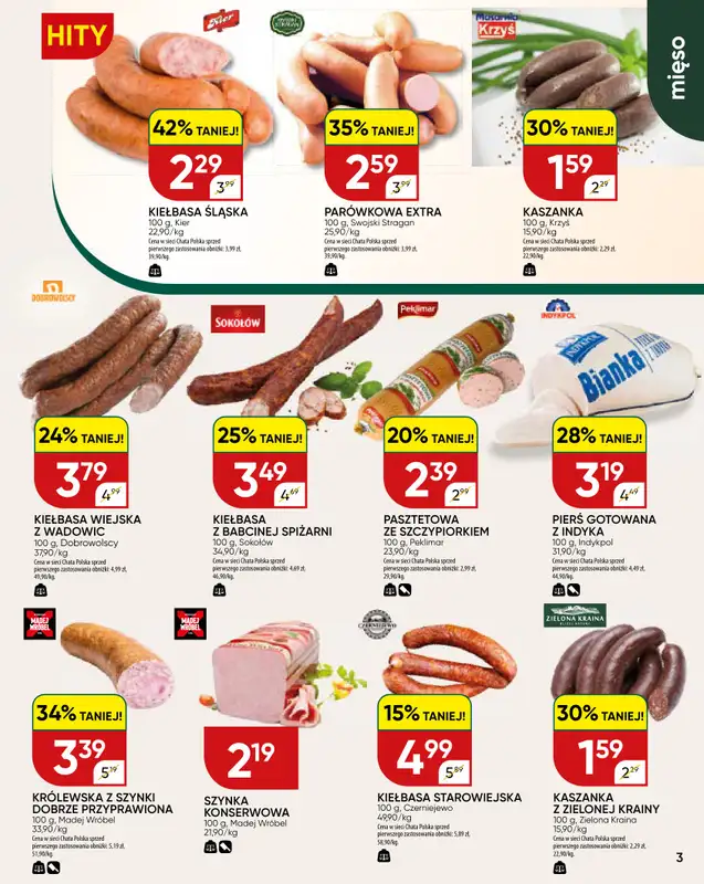 Chata Polska - gazetka promocyjna Gazetka 9-19.04   - strona 3