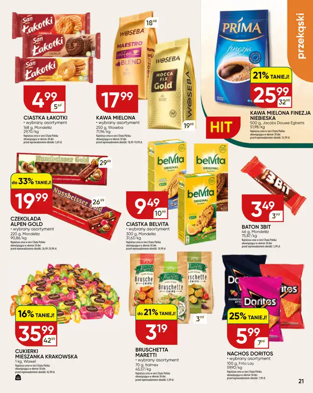 Chata Polska - gazetka promocyjna Gazetka 9-19.04  do niedzieli 19.04 - strona 21