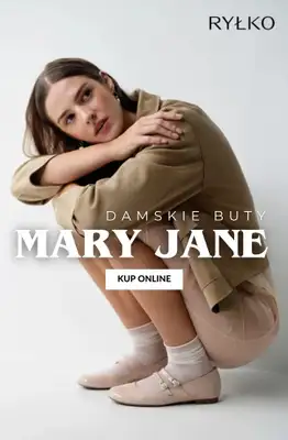 Ryłko - gazetka promocyjna Damskie buty Mary Jane od wtorku 31.03 