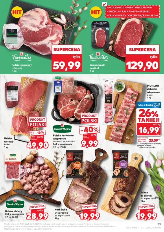 Kaufland - gazetka promocyjna Gazetka Tygodnia od czwartku 26.03 do wtorku 31.03 - strona 23