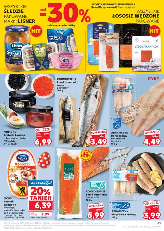 Kaufland - gazetka promocyjna Gazetka Tygodnia od czwartku 26.03 do wtorku 31.03 - strona 43