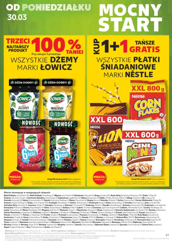 Kaufland - gazetka promocyjna Gazetka Tygodnia od czwartku 26.03 do wtorku 31.03 - strona 61
