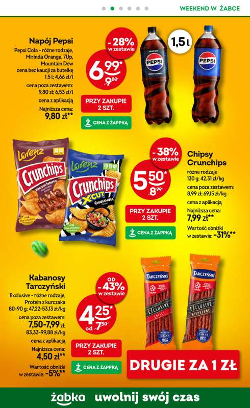 Żabka - gazetka promocyjna Gazetka weekendowa  do poniedziałku 06.04 - strona 3