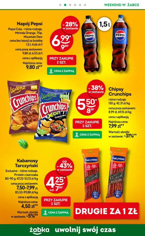 Żabka - gazetka promocyjna Gazetka weekendowa od piątku 03.04 do poniedziałku 06.04 - strona 3