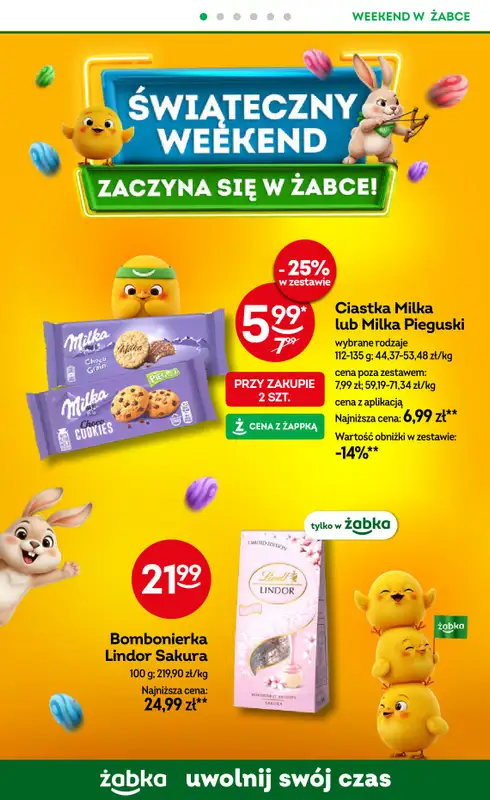 Żabka - gazetka promocyjna Gazetka weekendowa od piątku 03.04 do poniedziałku 06.04 - strona 2