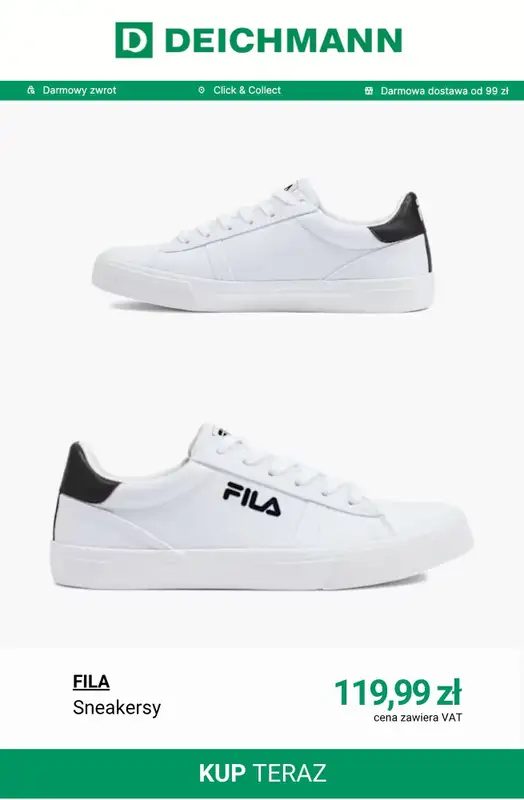 Deichmann - gazetka promocyjna Tenisówki męskie od wtorku 31.03  - strona 6