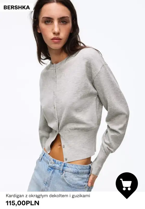 Bershka - gazetka promocyjna Kardigany damskie od 115,00 PLN od wtorku 31.03  - strona 5