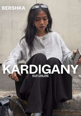Bershka - gazetka promocyjna Kardigany damskie od 115,00 PLN od wtorku 31.03 