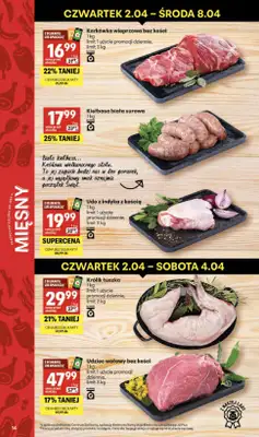 Delikatesy Centrum - gazetka promocyjna Gazetka  do środy 08.04 - strona 14