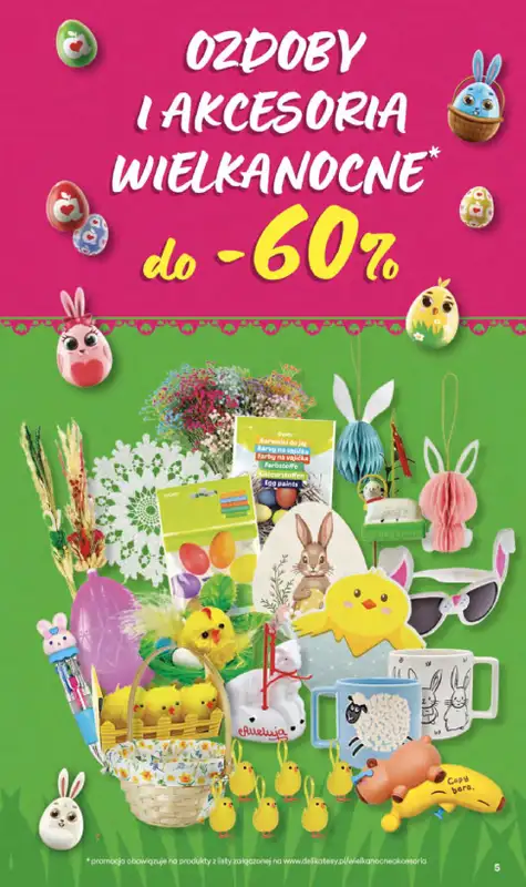 Delikatesy Centrum - gazetka promocyjna Gazetka  do środy 08.04 - strona 5