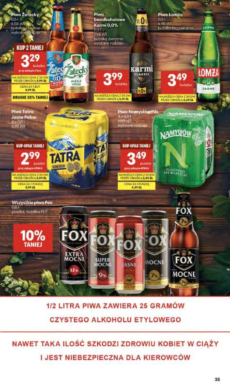 Delikatesy Centrum - gazetka promocyjna Gazetka  do środy 08.04 - strona 35