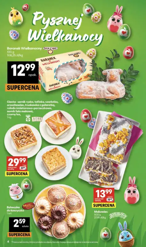 Delikatesy Centrum - gazetka promocyjna Gazetka  do środy 08.04 - strona 4