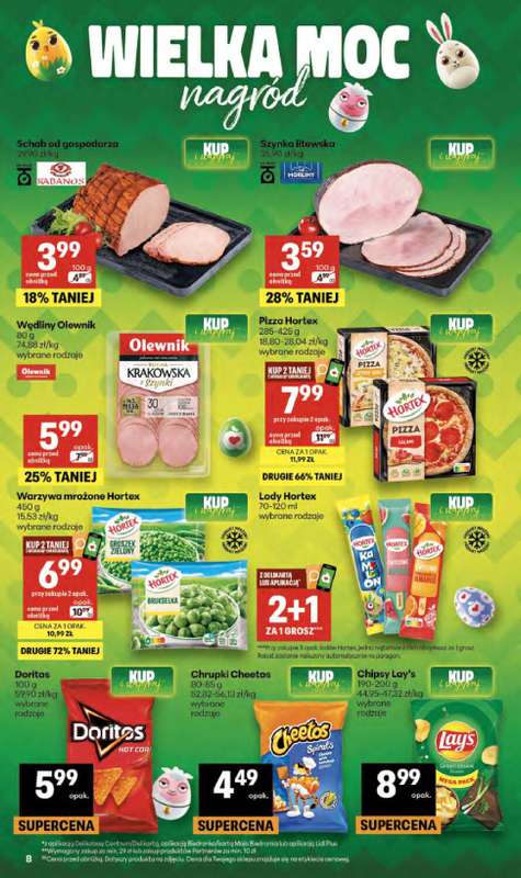 Delikatesy Centrum - gazetka promocyjna Gazetka  do środy 08.04 - strona 8