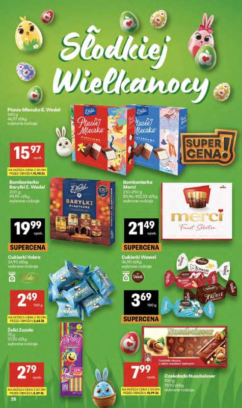 Delikatesy Centrum - gazetka promocyjna Gazetka  do środy 08.04 - strona 28