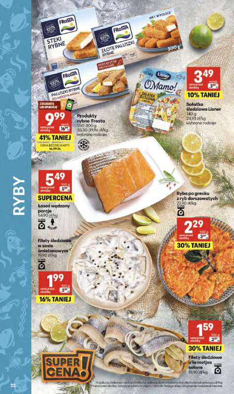 Delikatesy Centrum - gazetka promocyjna Gazetka  do środy 08.04 - strona 22