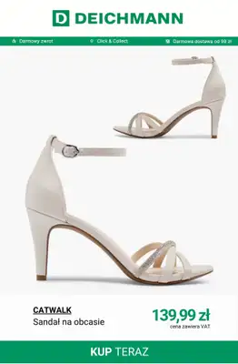 Deichmann - gazetka promocyjna Buty ślubne damskie od środy 01.04  - strona 9