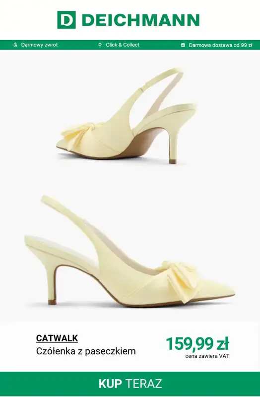 Deichmann - gazetka promocyjna Buty ślubne damskie od środy 01.04  - strona 11