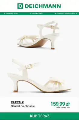 Deichmann - gazetka promocyjna Buty ślubne damskie od środy 01.04  - strona 12