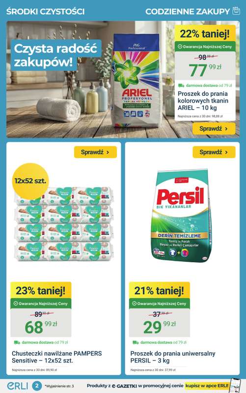 ERLI - gazetka promocyjna Zapasy do domu taniej do -68%! od środy 01.04 do niedzieli 05.04 - strona 2